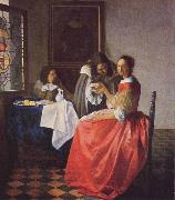 Johannes Vermeer Girl with the Wine Glass France oil painting artist